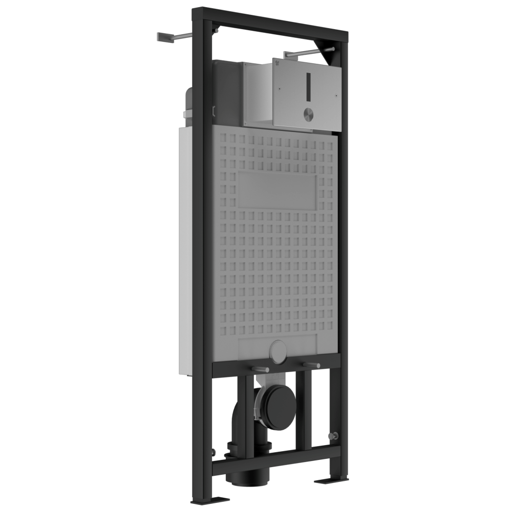 Duten bati-support avec chasse automatique alimentation secteur, finition inox brossé - Garantie 10 ans