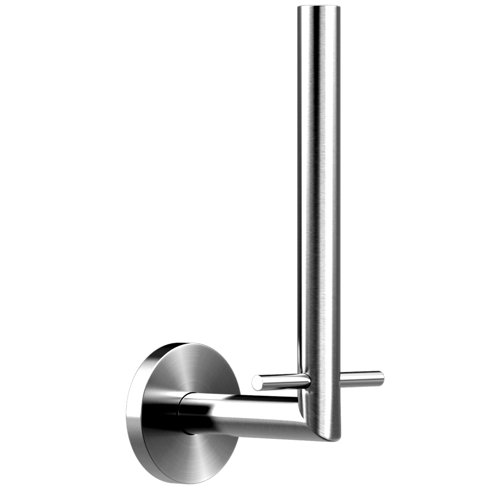 Duten porte rouleau papier hygiénique de réserve, inox brillant