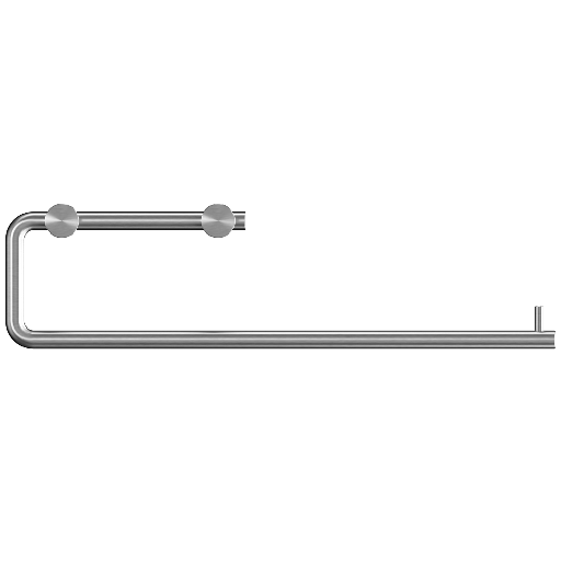 AP - Duten porte rouleau papier hygiénique, inox brossé