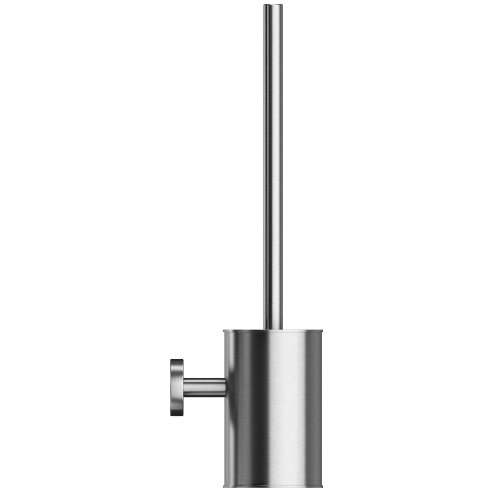 AP - Duten ensemble porte-brosse WC fixation murale, inox brillant