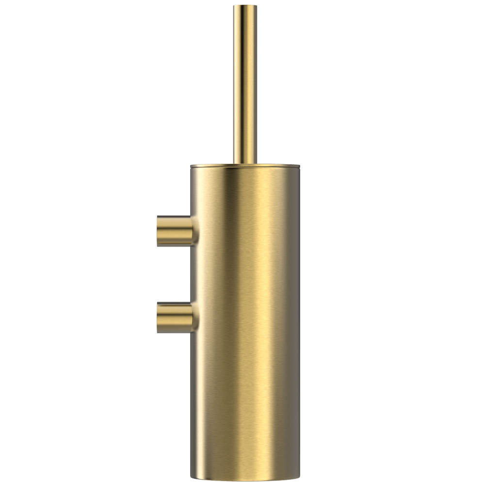 Duten ensemble porte-brosse WC fixation murale, finition PVD Iflusse