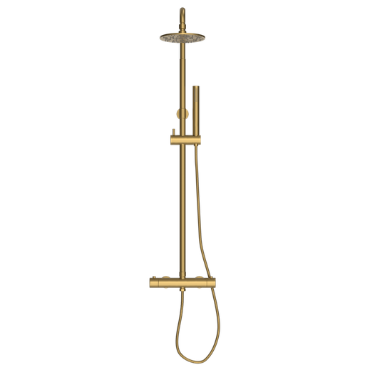 Duten colonne de douche avec mitigeur thermostatique, finition PVD Iflusse