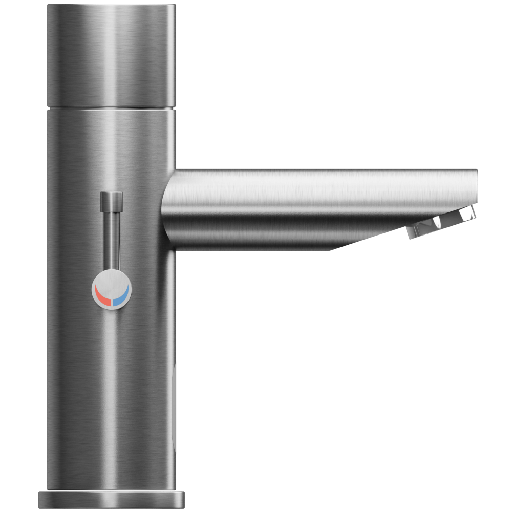 Duten mitigeur automatique sur plage L135mm, chrome (Piles)