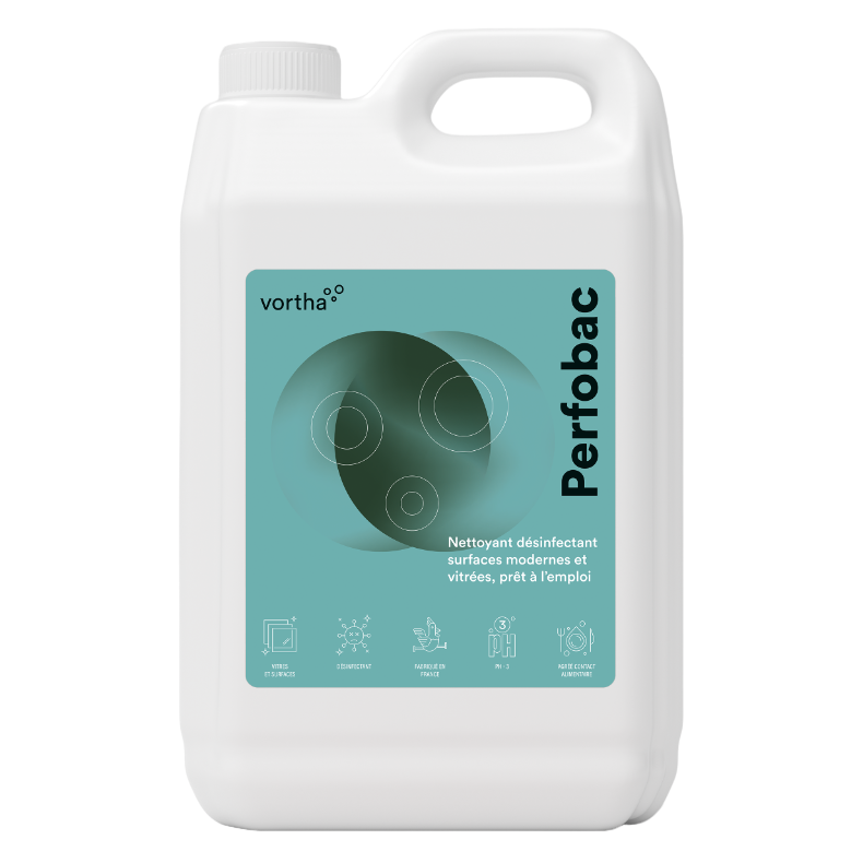 Vortha PERFOBAC nettoyant désinfectant vitres et surfaces / 5L