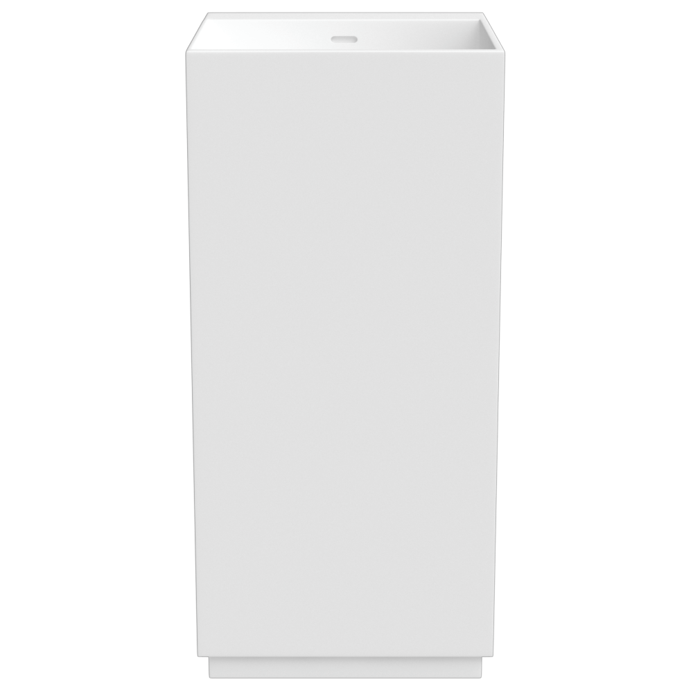 Vasque totem Solid Surface 45cm, blanc mat