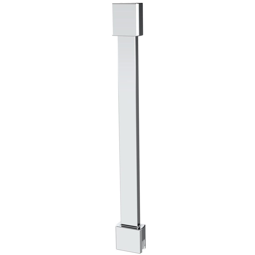 Barre de renfort verticale 75cm pour paroi de douche, chrome